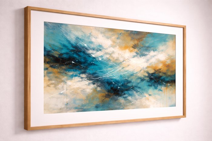 Fragmentierter Horizont | Abstrakte Landschaft